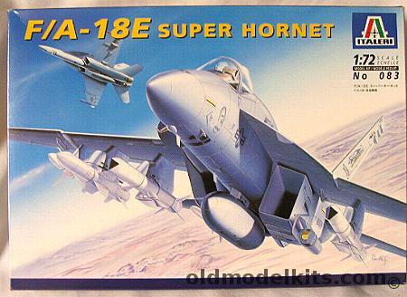 Italeri 1/72 F/A-18E Super Hornet plastic model kit